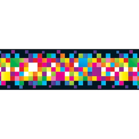 Trend Enterprises Pixels Bolder Borders, 35.75 Feet/Pack, PK6 T85342